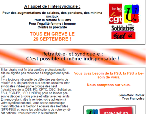 Journal FSU – sept. 2022 – n°109