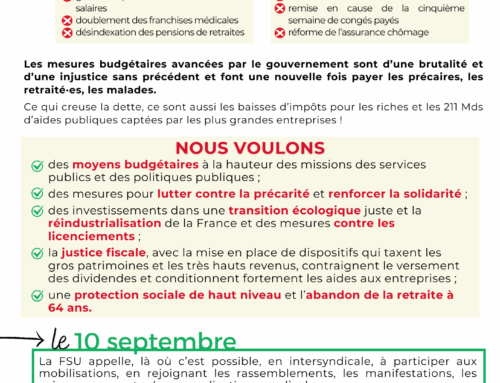 Mobilisés le 18 septembre
