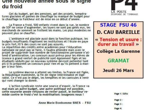 Journal FSU – jan. 2026 – n° 123